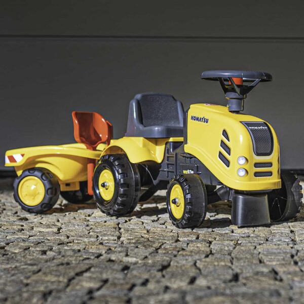 FALK-Traktorek-Baby-Komatsu-Zolty-z-Przyczepka-akc.-od-1-roku-2 FALK-Traktorek-Baby-Komatsu-Zolty-z-Przyczepka-akc.-od-1-roku-2