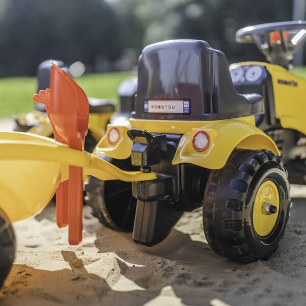 FALK-Traktorek-Baby-Komatsu-Zolty-z-Przyczepka-akc.-od-1-roku-3 FALK-Traktorek-Baby-Komatsu-Zolty-z-Przyczepka-akc.-od-1-roku-3