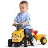 FALK-Traktorek-Baby-Komatsu-Zolty-z-Przyczepka-akc.-od-1-roku-7