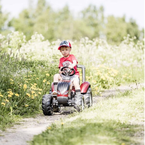 FALK-Traktorek-Czerwony-Valtra-S4-na-Pedaly-z-Przyczepka-od-3-Lat-1 FALK-Traktorek-Czerwony-Valtra-S4-na-Pedaly-z-Przyczepka-od-3-Lat-1