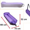 KX5567_5 Lazy BAG SOFA łóżko leżak na powietrze fioletowy 23