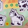 TOOKY-TOY-Drewniane-Puzzle-Montessori-Farma-z-Pinezkami-Do-Dopasowania-2
