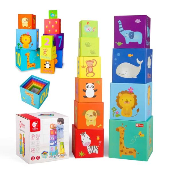 CLASSIC WORLD Magic Box Klocki Układanka Wieża Pudełko Zabawka Edukacyjna CLASSIC WORLD Magic Box Klocki Układanka Wieża Pudełko Zabawka Edukacyjna