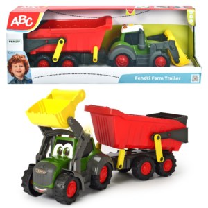 DICKIE ABC Happy Fendt Traktor z Przyczepką 65cm