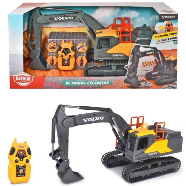 DICKIE Construction Volvo Koparka górnicza RC Zdalnie sterowana 60cm DICKIE Construction Volvo Koparka górnicza RC Zdalnie sterowana 60cm