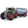 DICKIE-Farm-Traktor-Fendt-z-przyczepka-na-mleko-26cm-1
