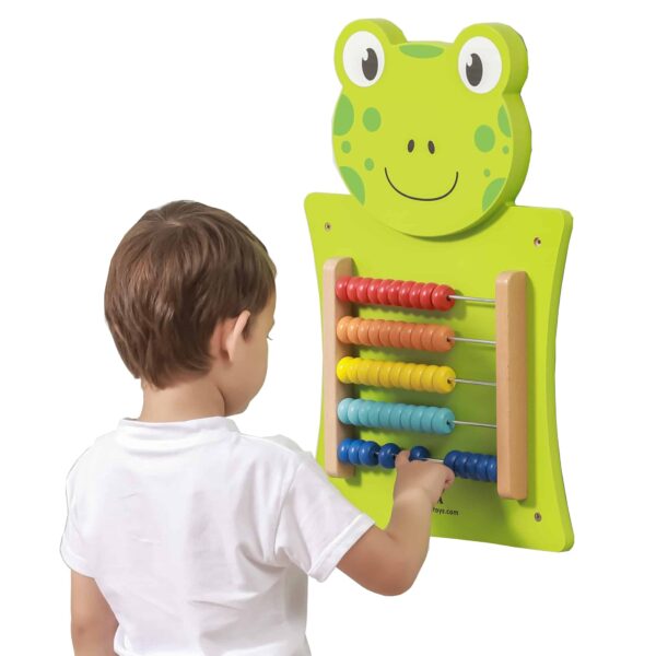 Drewniane Liczydło edukacyjne Żabka Viga Toys Montessori Drewniane Liczydło edukacyjne Żabka Viga Toys Montessori