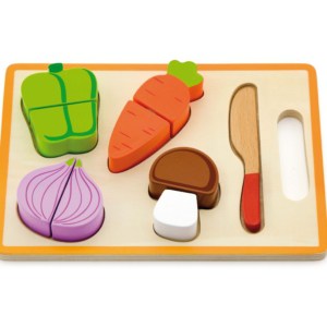 Drewniany Zestaw Deska Nóż Do Krojenia Warzywa Viga Toys