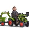 FALK Traktor CLAAS na Pedały z Przyczepą