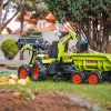 FALK-Traktor-CLAAS-na-Pedaly-z-Przyczepa-Lyzka-i-Spychaczem-od-3-Lat-5