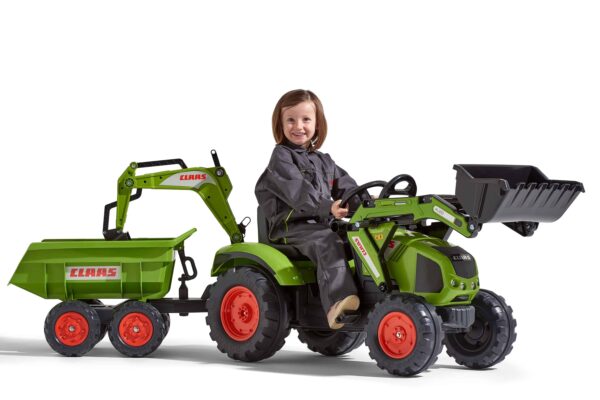 FALK Traktor CLAAS na Pedały z Przyczepą FALK Traktor CLAAS na Pedały z Przyczepą