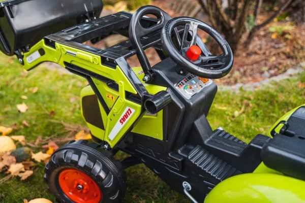 FALK-Traktor-CLAAS-na-Pedaly-z-Przyczepa-Lyzka-i-Spychaczem-od-3-Lat-7 FALK-Traktor-CLAAS-na-Pedaly-z-Przyczepa-Lyzka-i-Spychaczem-od-3-Lat-7