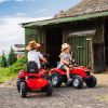 FALK-Traktor-Massey-Ferguson-Czerwony-na-Pedaly-z-Przyczepka-od-3-Lat-1