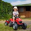 FALK-Traktor-Massey-Ferguson-Czerwony-na-Pedaly-z-Przyczepka-od-3-Lat-3