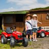 FALK-Traktor-Massey-Ferguson-Czerwony-na-Pedaly-z-Przyczepka-od-3-Lat-6