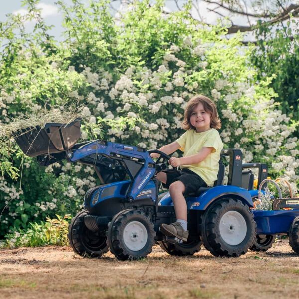FALK-Traktor-New-Holland-Niebieski-na-Pedaly-z-Przyczepka-od-3-Lat-1 FALK-Traktor-New-Holland-Niebieski-na-Pedaly-z-Przyczepka-od-3-Lat-1