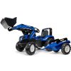 FALK-Traktor-New-Holland-Niebieski-na-Pedaly-z-Przyczepka-od-3-Lat-5