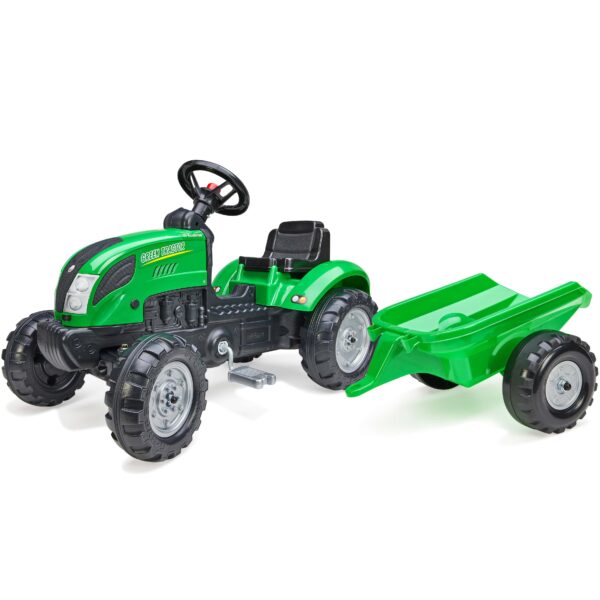 FALK-Traktor-Zielony-na-Pedaly-Przyczepa-i-Klakson-od-2-Lat-1 FALK-Traktor-Zielony-na-Pedaly-Przyczepa-i-Klakson-od-2-Lat-1