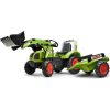 FALK-Traktor-na-Pedaly-z-Lyzka-i-Przyczepka-Zielony-CLAAS-od-3-Lat-1