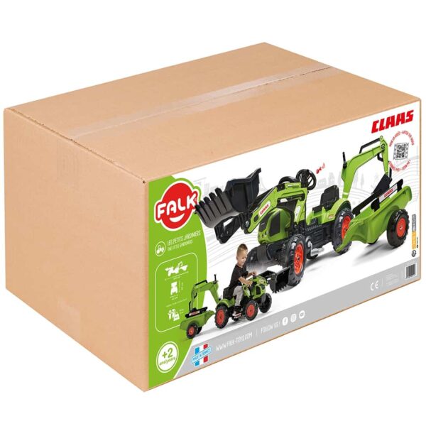 FALK-Traktor-z-Przyczepa-CLAAS-Arion-Backhoe-LYZKA-Ladowarka-Od-2-Lat-6 FALK-Traktor-z-Przyczepa-CLAAS-Arion-Backhoe-LYZKA-Ladowarka-Od-2-Lat-6