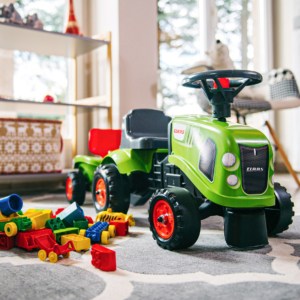 FALK Traktorek Baby Claas Zielony z Przyczepka akc. od 1 roku 1