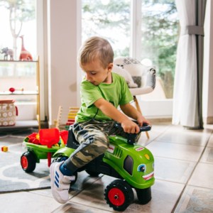 FALK Traktorek Baby Claas Zielony z Przyczepka akc. od 1 roku 3