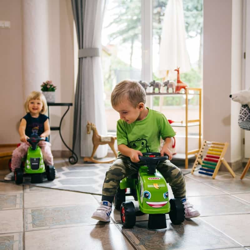 FALK Traktorek Baby Claas Zielony z Przyczepka akc. od 1 roku 4