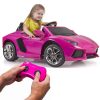 FEBER Lamborghini Aventador Pink samochód elektryczny 6V 3+