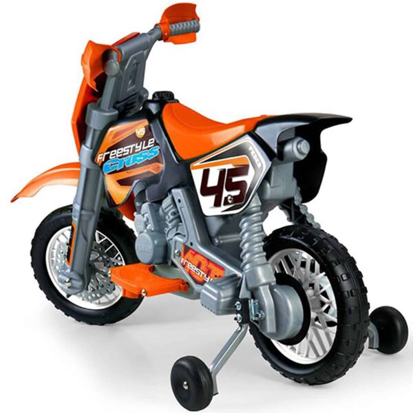 Feber-Motocykl-Cross-Pomaranczowy-na-Akumulator-6V-dla-Dzieci-2 Feber-Motocykl-Cross-Pomaranczowy-na-Akumulator-6V-dla-Dzieci-2