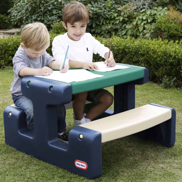 Little-Tikes-Stolik-Piknikowy-dla-Dzieci-Niebiesko-Zielony-do-Ogrodu-4 Little-Tikes-Stolik-Piknikowy-dla-Dzieci-Niebiesko-Zielony-do-Ogrodu-4