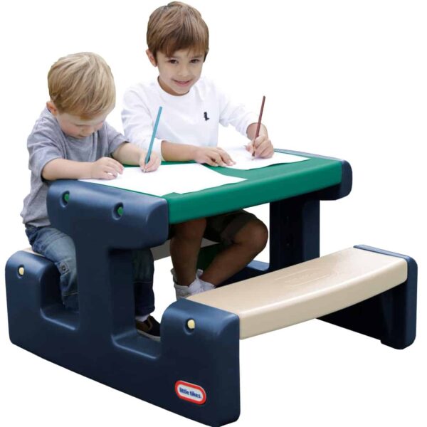 Little Tikes Stolik Piknikowy dla Dzieci Niebiesko-Zielony do Ogrodu Little Tikes Stolik Piknikowy dla Dzieci Niebiesko-Zielony do Ogrodu