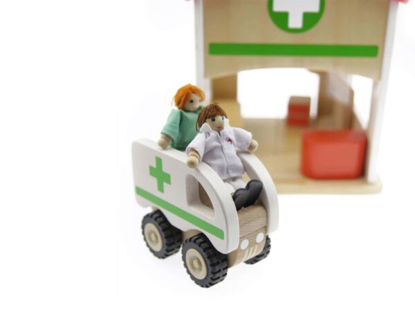 Mini-Szpital-Drewniany-Zestaw-Masterkidz-Makieta-2 Mini-Szpital-Drewniany-Zestaw-Masterkidz-Makieta-2