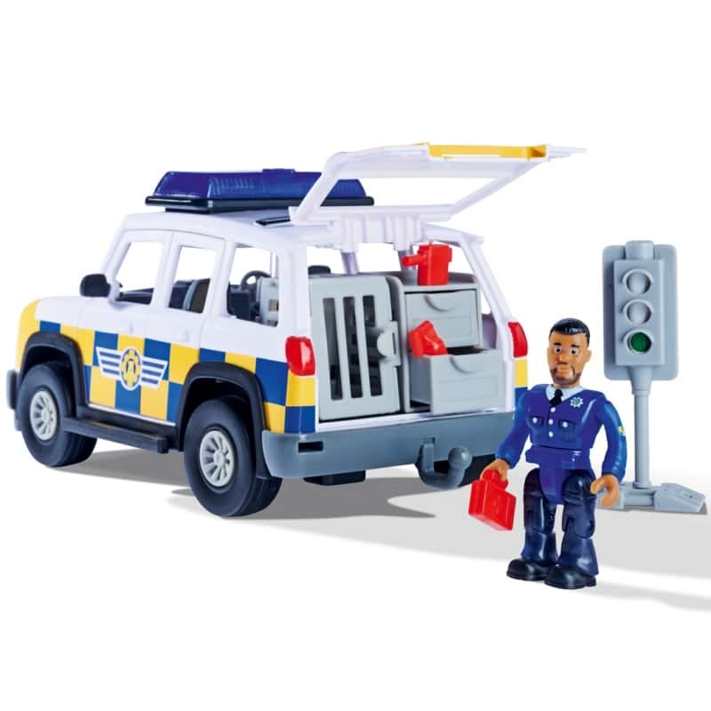 SIMBA Strazak Sam Jeep Policyjny Figurka Malcolma 2