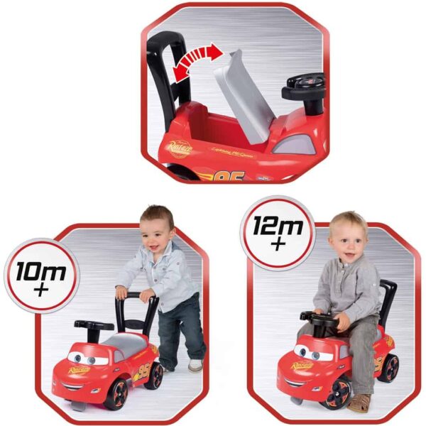 SMOBY-Jezdzik-Auta-Pchacz-Cars-Czerwony-1 SMOBY-Jezdzik-Auta-Pchacz-Cars-Czerwony-1