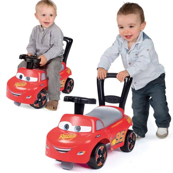 SMOBY Jeździk Auta Pchacz Cars Czerwony SMOBY Jeździk Auta Pchacz Cars Czerwony
