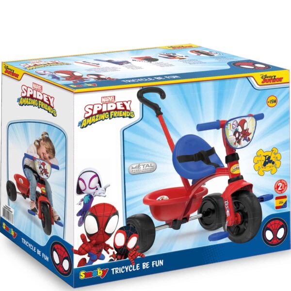SMOBY-Rowerek-Trojkolowy-Be-Fun-Spidey-2 SMOBY-Rowerek-Trojkolowy-Be-Fun-Spidey-2
