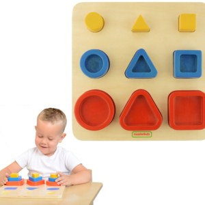 Sorter Kształtów Klocki Geometryczne Masterkidz Montessori
