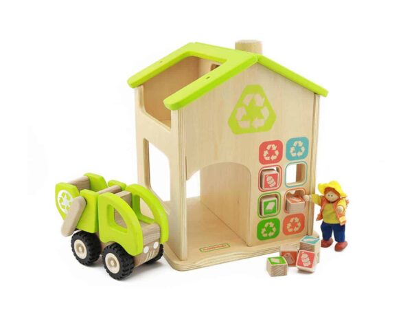 Stacja Sortowania Śmierci I Recyklingu Drewniana Makieta Masterkidz Stacja Sortowania Śmierci I Recyklingu Drewniana Makieta Masterkidz
