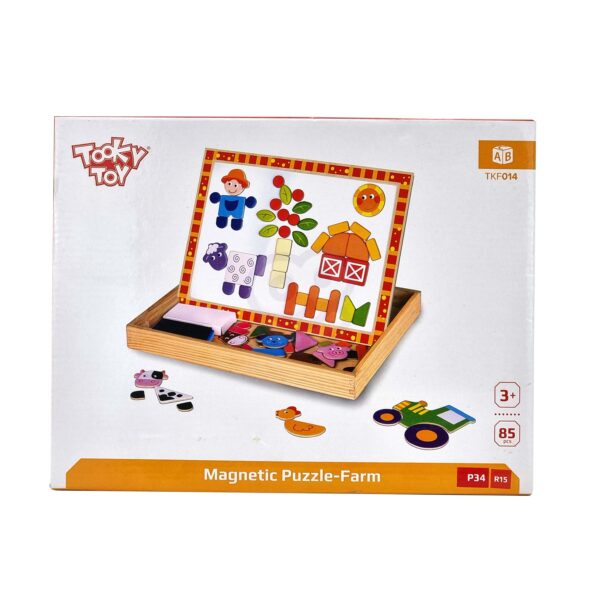 TOOKY-TOY-Drewniana-Tablica-Dwustronna-Puzzle-Ukladanka-Magnetyczna-Farma-3 TOOKY-TOY-Drewniana-Tablica-Dwustronna-Puzzle-Ukladanka-Magnetyczna-Farma-3