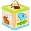 TOOKY-TOY-Drewniany-Sorter-Kostka-Edukacyjna-Zwierzatka-1