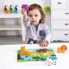TOOKY-TOY-Grube-Puzzle-3D-Montessori-Zwierzeta-Dopasuj-Ksztalty-Ukladanka-2