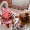TOOKY-TOY-Rozowa-Toaletka-Drewniana-Do-Makijazu-z-Lustrem-1
