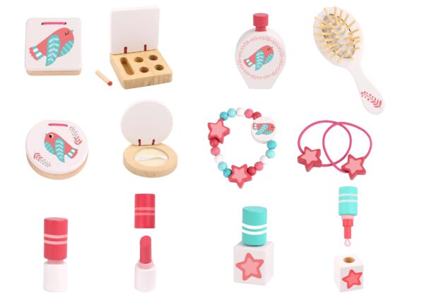TOOKY-TOY-Rozowa-Toaletka-Drewniana-Do-Makijazu-z-Lustrem-5 TOOKY-TOY-Rozowa-Toaletka-Drewniana-Do-Makijazu-z-Lustrem-5