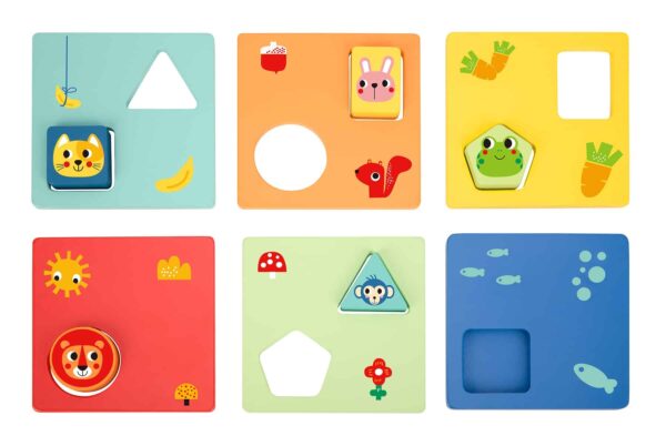 TOOKY-TOY-Ukladanka-Montessori-Ksztalty-i-Kolory-Zwierzatka-6-Planszy-FSC-6 TOOKY-TOY-Ukladanka-Montessori-Ksztalty-i-Kolory-Zwierzatka-6-Planszy-FSC-6