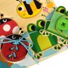 Tooky-Toy-Drewniana-Tablica-Edukacyjna-Sorter-Trening-Cwiczenia-Sznurek-Guzik-Klamerka-3
