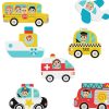 Tooky-Toy-Drewniane-Puzzle-Montessori-Pojazdy-Samochody-Samolot-Statek-Miasto-Dopasuj-Ksztalty-1