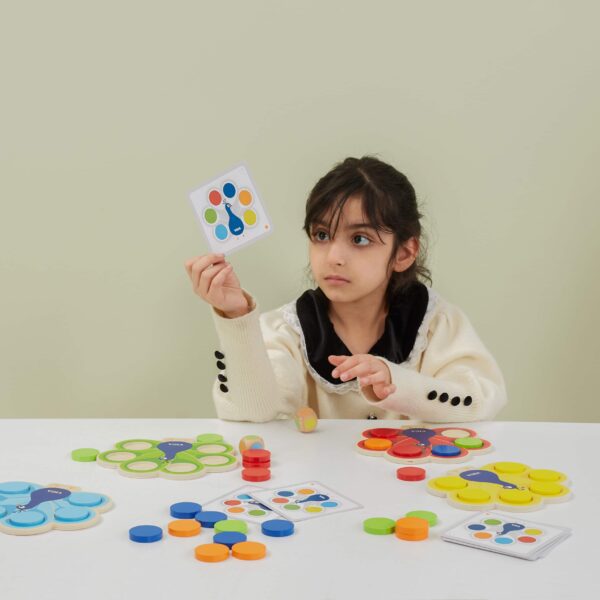VIGA-Drewniana-Gra-Dopasuj-Kolory-Pawi-Ogon-Montessori-Karty-1 VIGA-Drewniana-Gra-Dopasuj-Kolory-Pawi-Ogon-Montessori-Karty-1