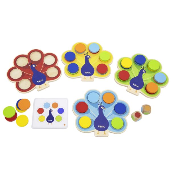 VIGA-Drewniana-Gra-Dopasuj-Kolory-Pawi-Ogon-Montessori-Karty-7 VIGA-Drewniana-Gra-Dopasuj-Kolory-Pawi-Ogon-Montessori-Karty-7