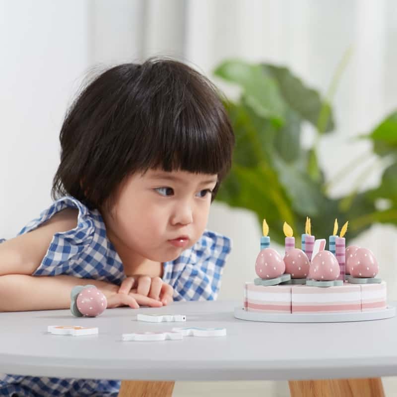 VIGA PolarB Drewniane Ciasto Tort Urodzinowy do Krojenia 2