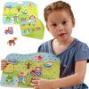 Viga Drewniana Sznurowanka Przeplatanka Zwierzęta na Farmie Montessori